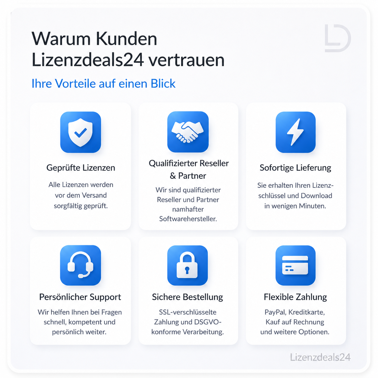 Vertrauens Signale die Echt sind